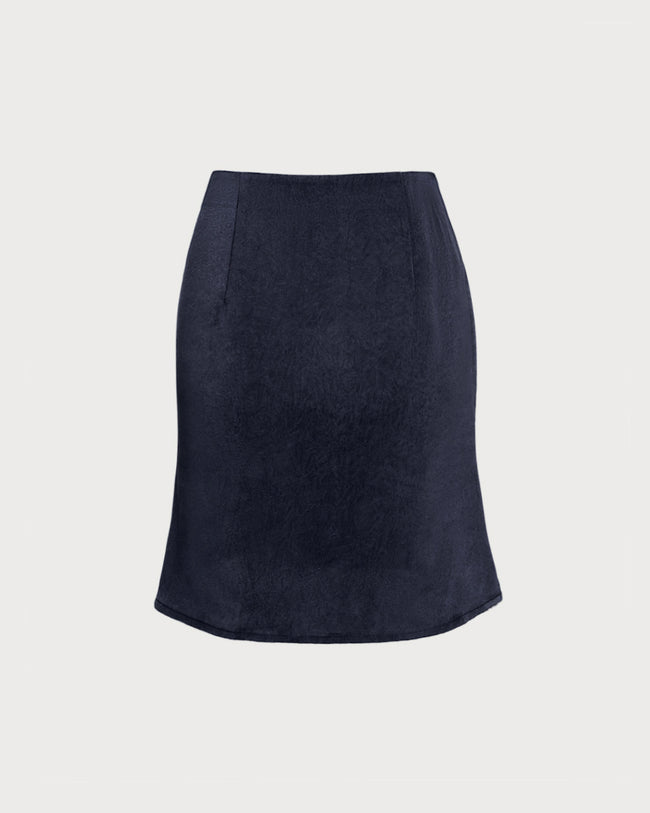 Women's Woven Polyester Mini Skirt Bottoms - RIHOAS