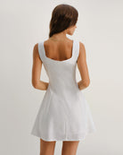 Women's Woven Polyester Mini Skirt Dresses - RIHOAS