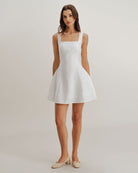 Women's Woven Polyester Mini Skirt Dresses - RIHOAS