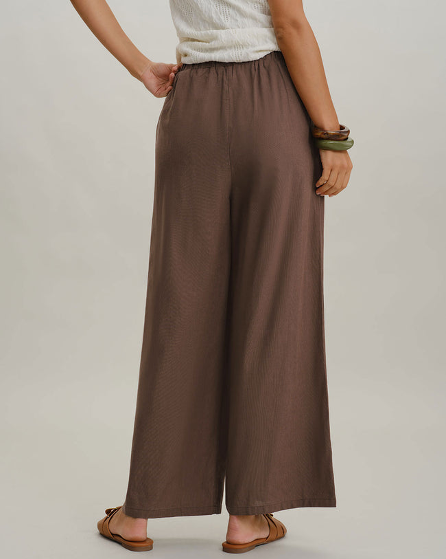 Women's Woven Polyester Pants Bottoms - RIHOAS