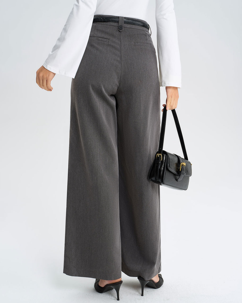 Women's Woven Polyester Pants Bottoms - RIHOAS