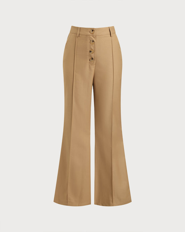 Women's Woven Polyester Pants Bottoms - RIHOAS