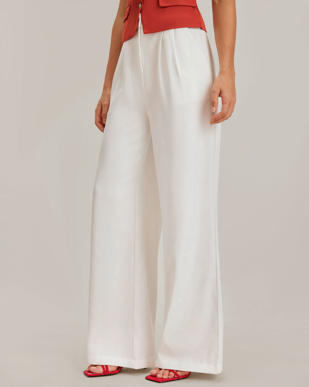 Women's Woven Polyester Pants Bottoms - RIHOAS
