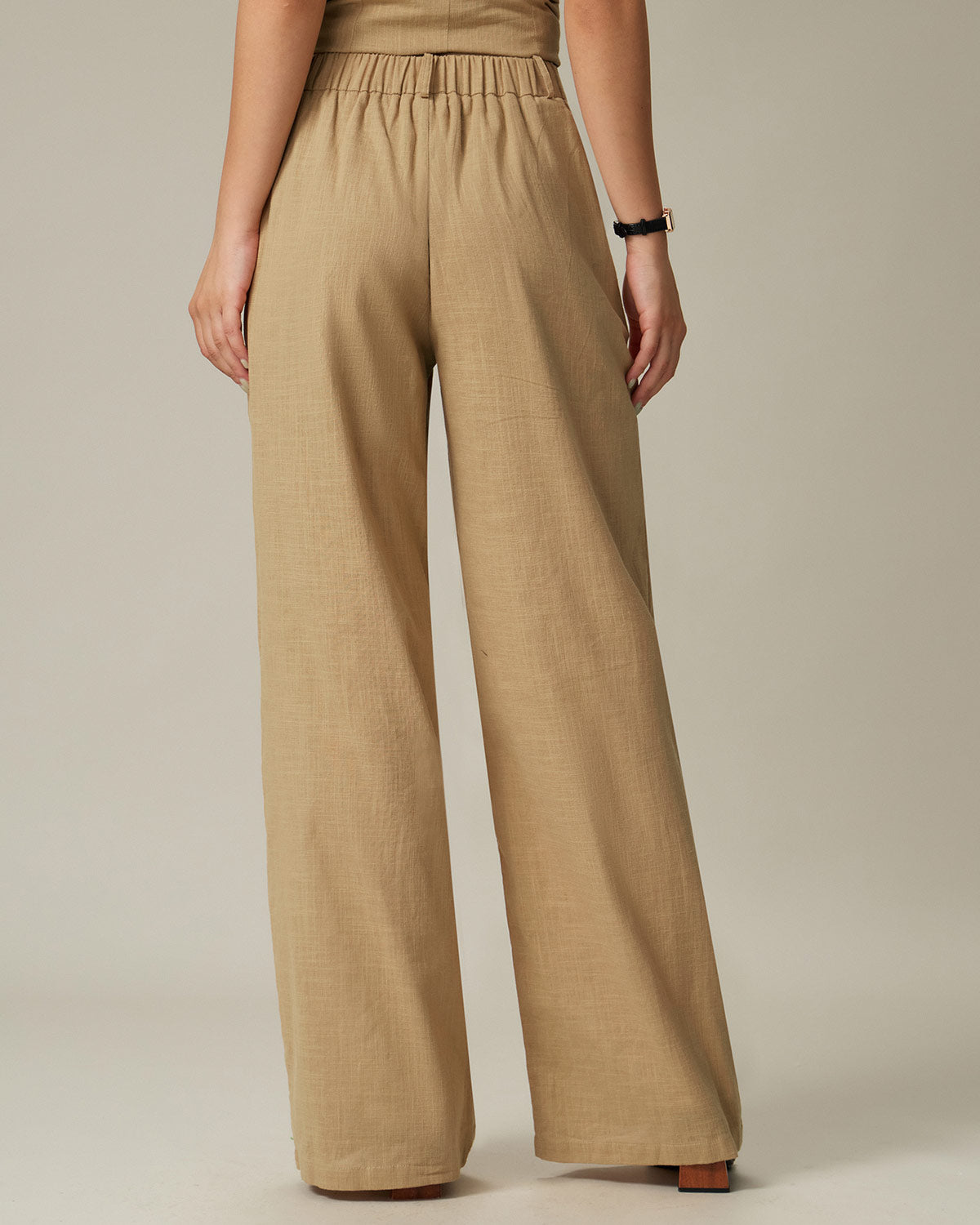 Women's Woven Polyester Pants Bottoms - RIHOAS
