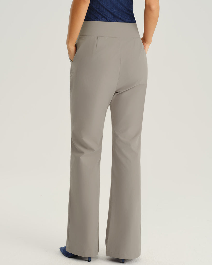Women's Woven Polyester Pants Bottoms - RIHOAS