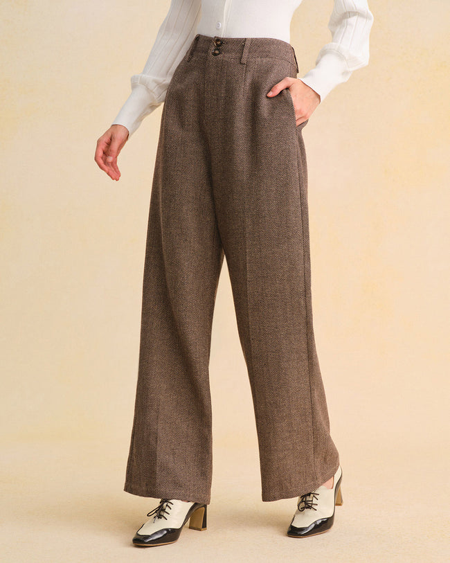 Women's Woven Polyester Pants Bottoms - RIHOAS