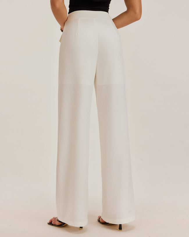 Women's Woven Polyester Pants Bottoms - RIHOAS