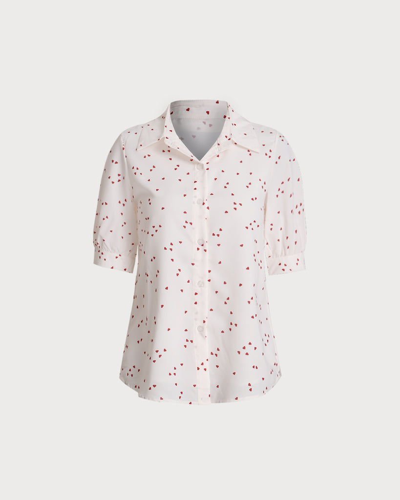 Women's Woven Polyester Shirt Beige Tops - RIHOAS