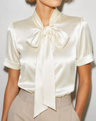 Women's Woven Polyester Shirt Tops - RIHOAS