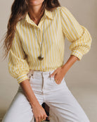 Women's Woven Polyester Shirt Tops - RIHOAS