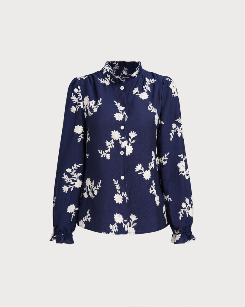 Women's Woven Polyester Shirt Tops - RIHOAS