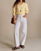 Women's Woven Polyester Shirt Tops - RIHOAS