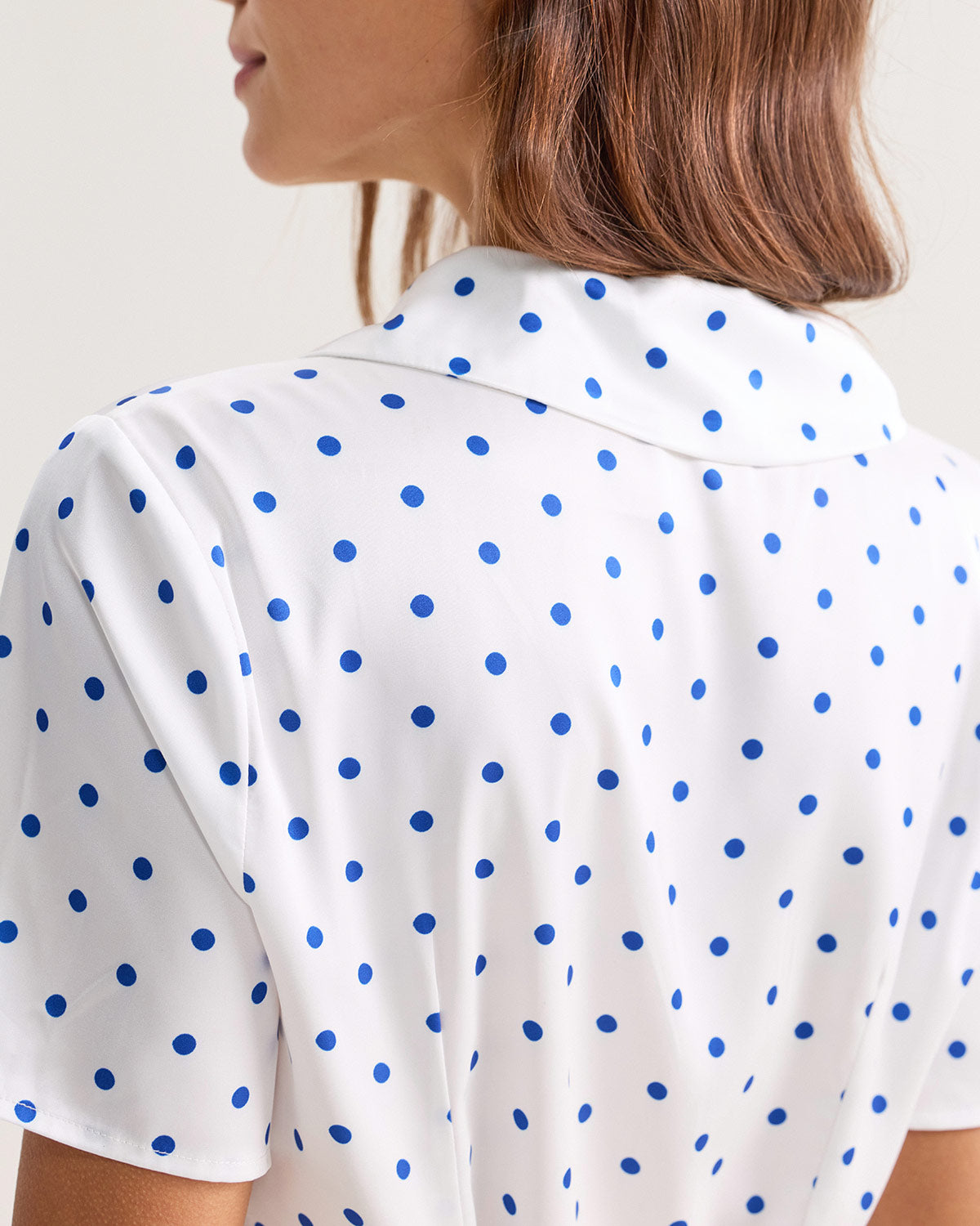 Women's Woven Polyester Shirt Tops - RIHOAS