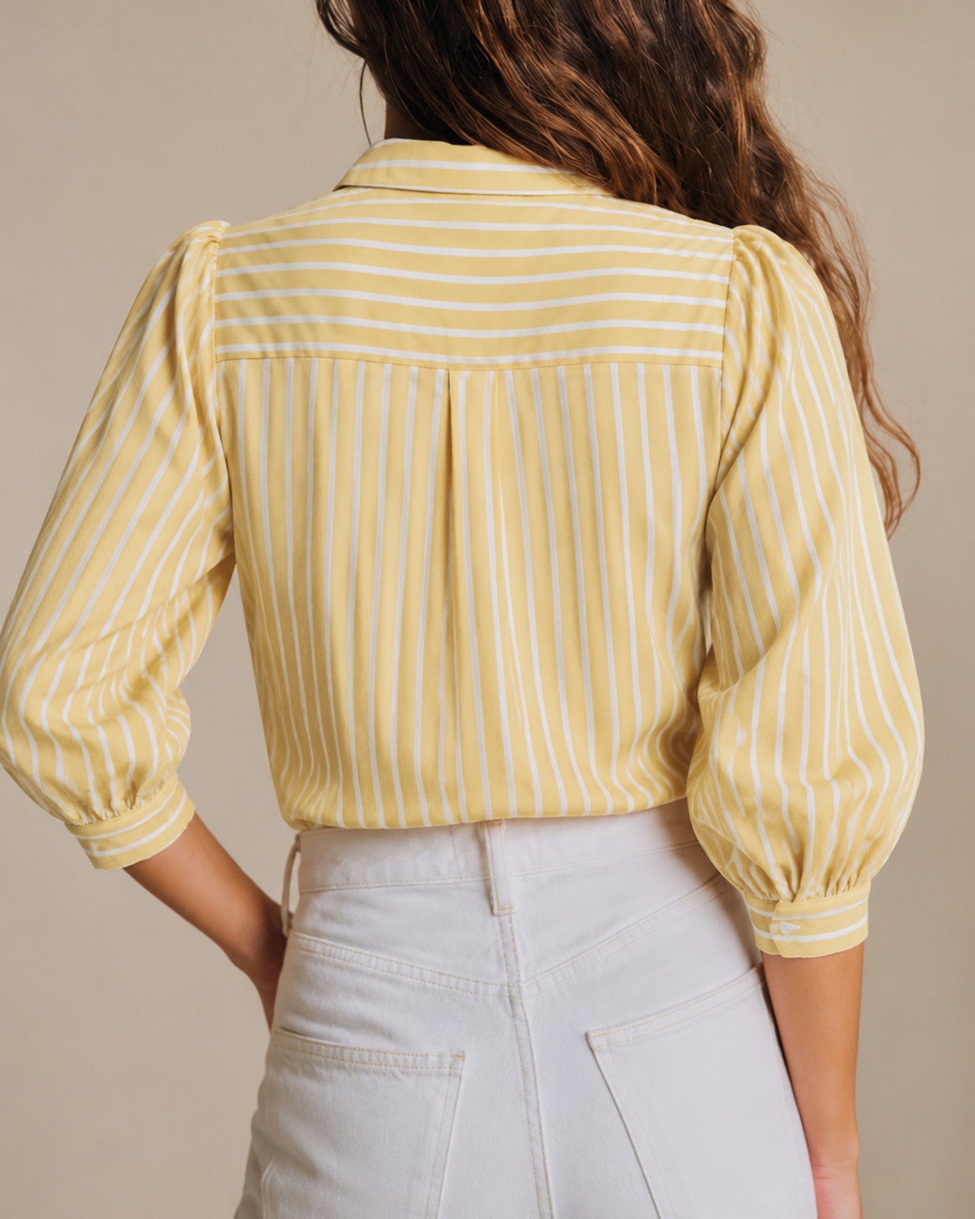 Women's Woven Polyester Shirt Tops - RIHOAS