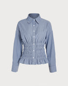 Women's Woven Polyester Shirt - RIHOAS - 02