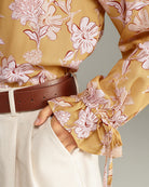 Women's Woven Polyester Shirt Tops - RIHOAS