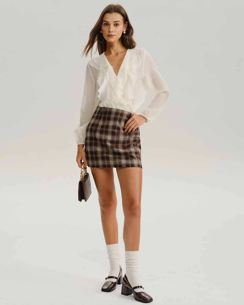 Women's Woven Polyester Shirt Tops - RIHOAS
