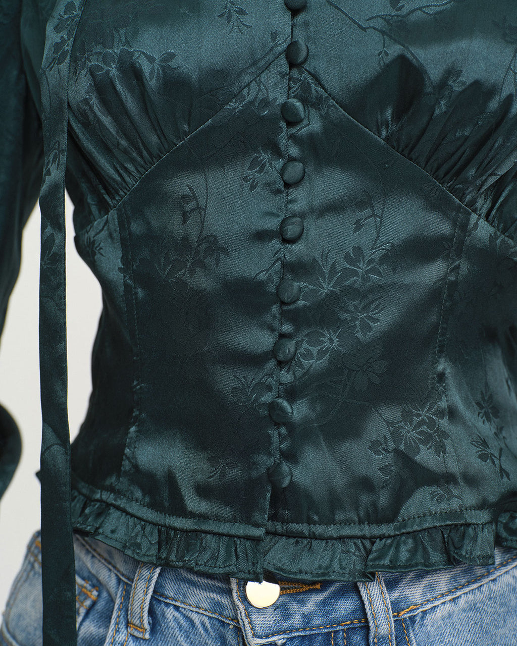 Women's Woven Polyester Shirt Tops - RIHOAS