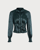 Women's Woven Polyester Shirt Tops - RIHOAS