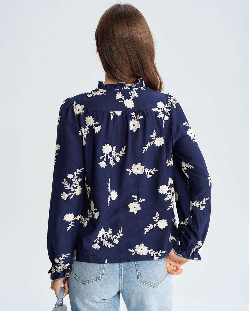 Women's Woven Polyester Shirt Tops - RIHOAS