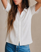 Women's Woven Polyester Shirt Tops - RIHOAS