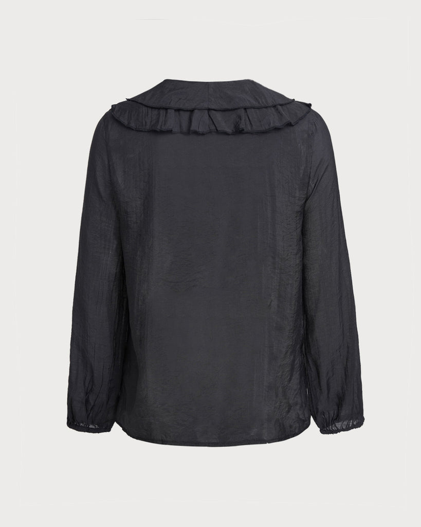 Women's Woven Polyester Shirt Tops - RIHOAS
