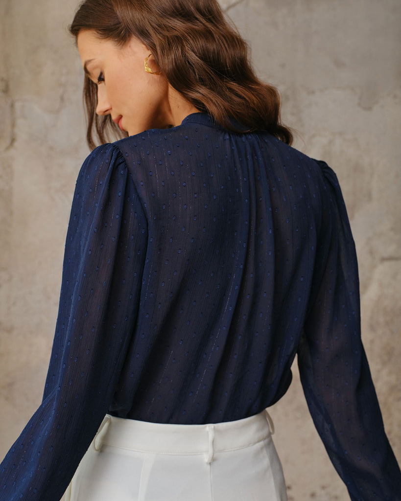 Women's Woven Polyester Shirt Tops - RIHOAS