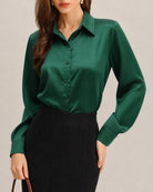 Women's Woven Polyester Shirt - RIHOAS - 01
