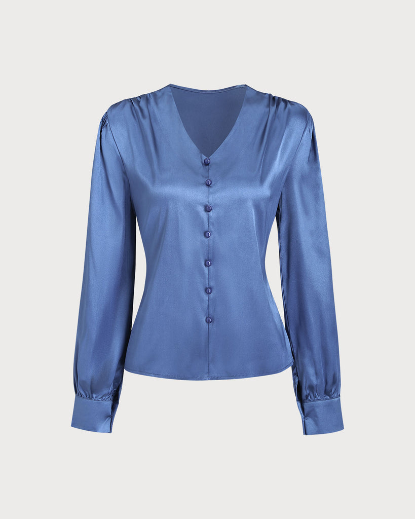 Women's Woven Polyester Shirt Tops - RIHOAS