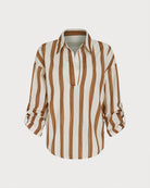Women's Woven Polyester Shirt Tops - RIHOAS