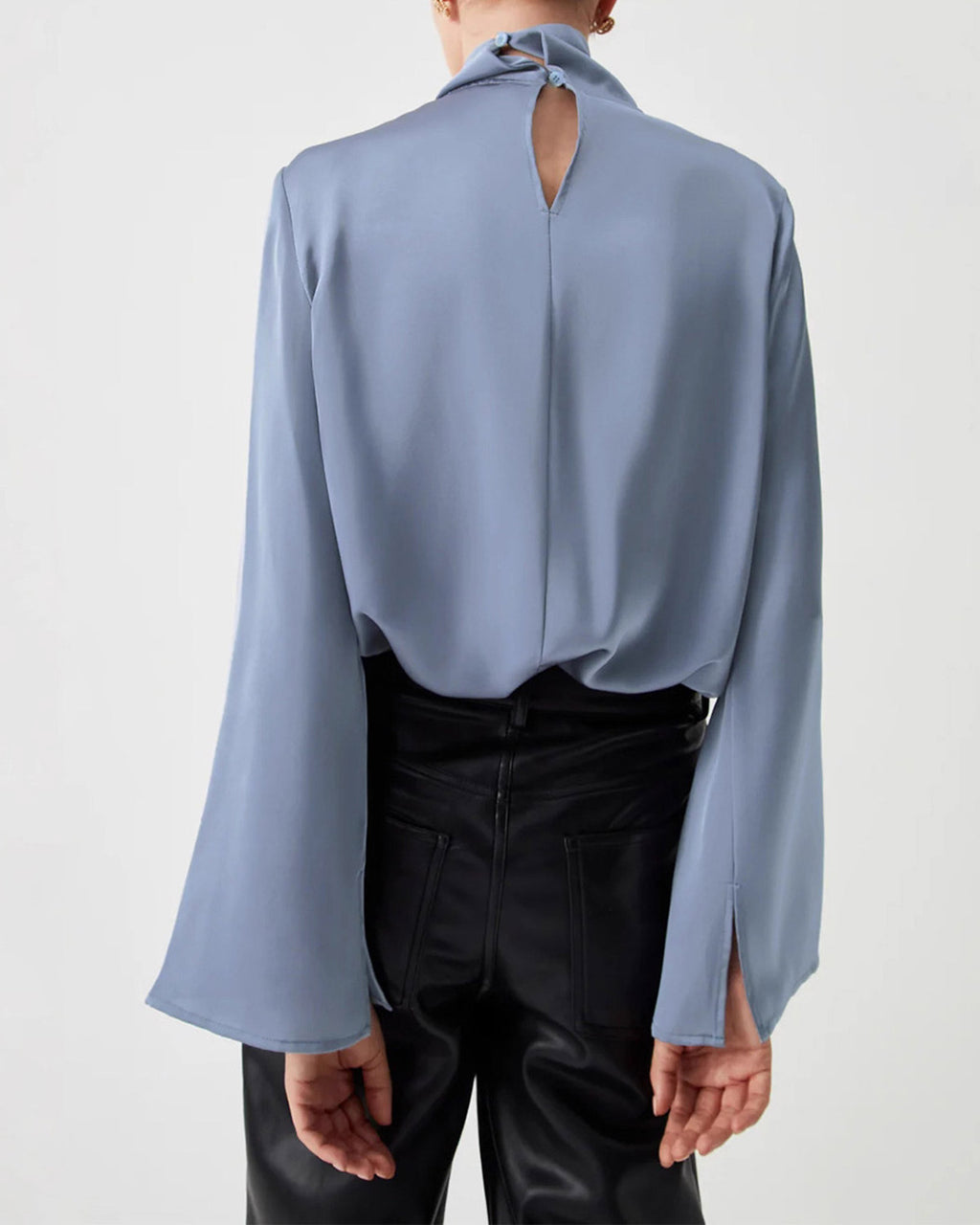 Women's Woven Polyester Shirt Tops - RIHOAS