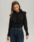 Women's Woven Polyester Shirt - RIHOAS