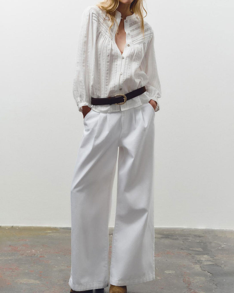 Women's Woven Polyester Shirt Tops - RIHOAS