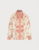 Apricot Turtle Floral Button Shirt 02