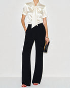 Women's Woven Polyester Shirt Tops - RIHOAS