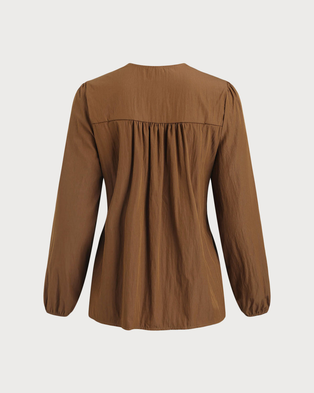 Women's Woven Polyester Shirts Tops - RIHOAS