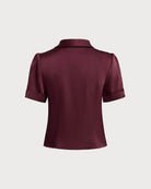 Women's Woven Polyester Shirts Tops - RIHOAS