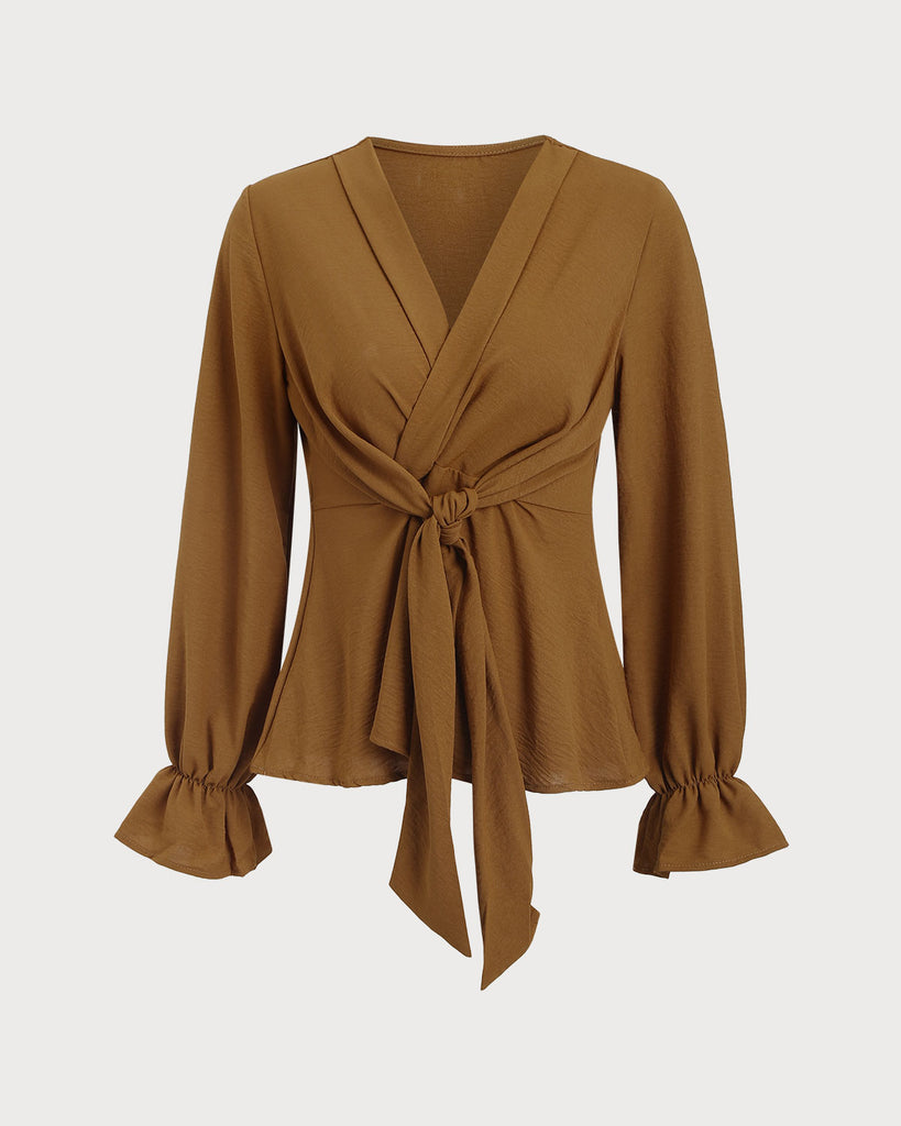 Women's Woven Polyester Shirts Tops - RIHOAS