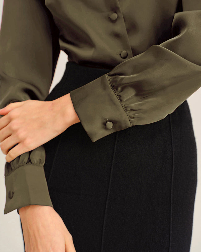 Women's Woven Polyester Shirts Tops - RIHOAS