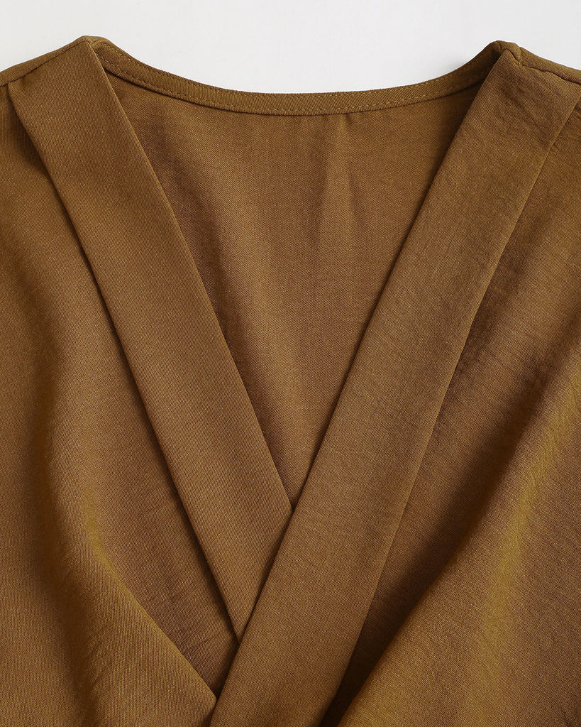 Women's Woven Polyester Shirts Tops - RIHOAS