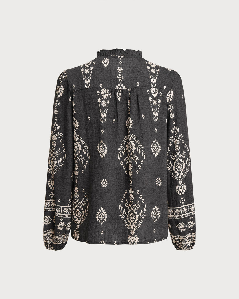 Women's Woven Polyester Shirts Tops - RIHOAS