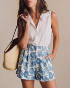 Women's Woven Polyester Shorts Bottoms - RIHOAS