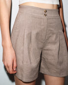 Women's Woven Polyester Shorts Bottoms - RIHOAS