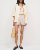 Women's Woven Polyester Shorts Bottoms - RIHOAS
