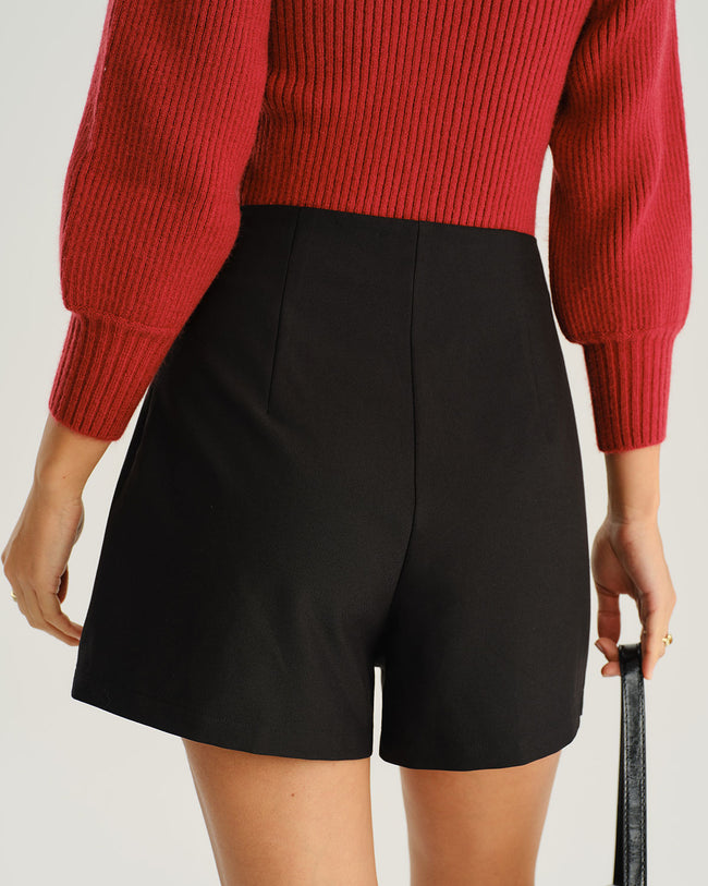 Women's Woven Polyester Shorts Bottoms - RIHOAS