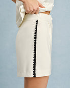 Women's Woven Polyester Shorts Bottoms - RIHOAS