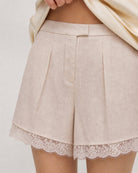 Women's Woven Polyester Shorts Bottoms - RIHOAS