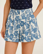 Women's Woven Polyester Shorts Bottoms - RIHOAS