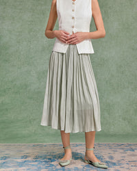 Women's Woven Polyester Skirt Bottoms - RIHOAS