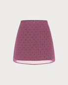 Women's Woven Polyester Skirt Bottoms - RIHOAS